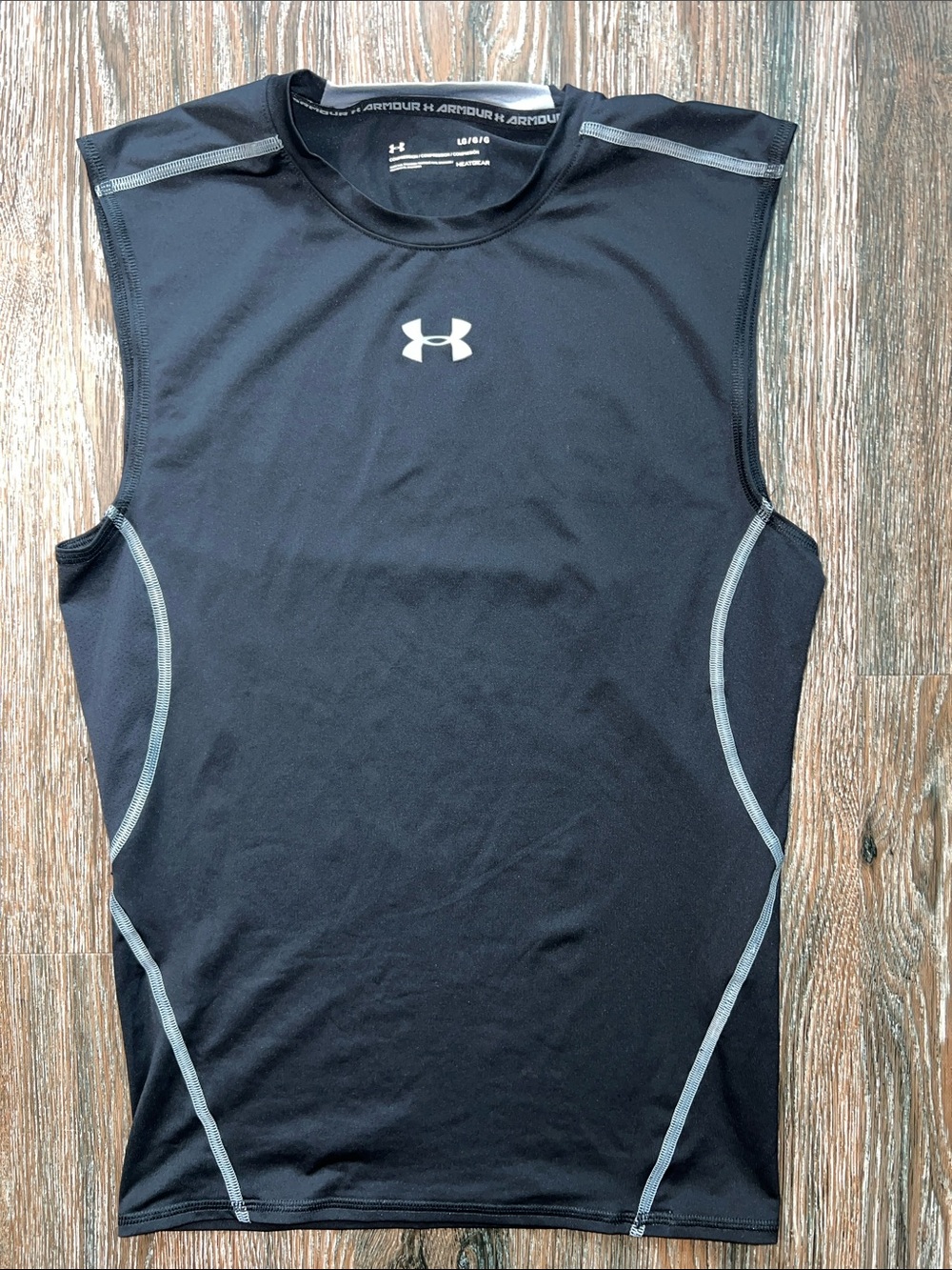 Under Armour Black Sleeveless Performance Compression Tank